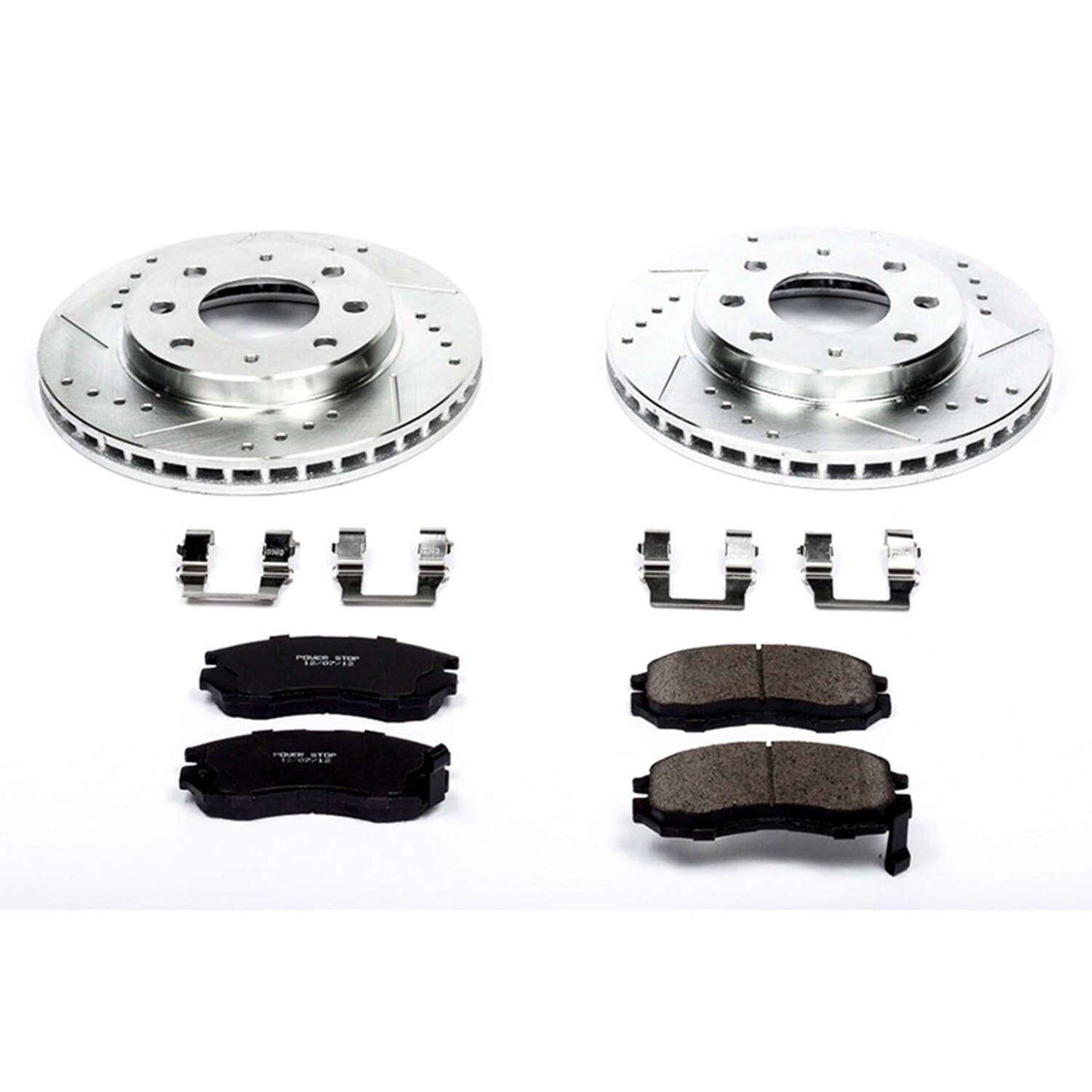 PowerStop Power Stop 93-95 Eagle Summit Front Z23 Evolution Sport Brake Kit K1090