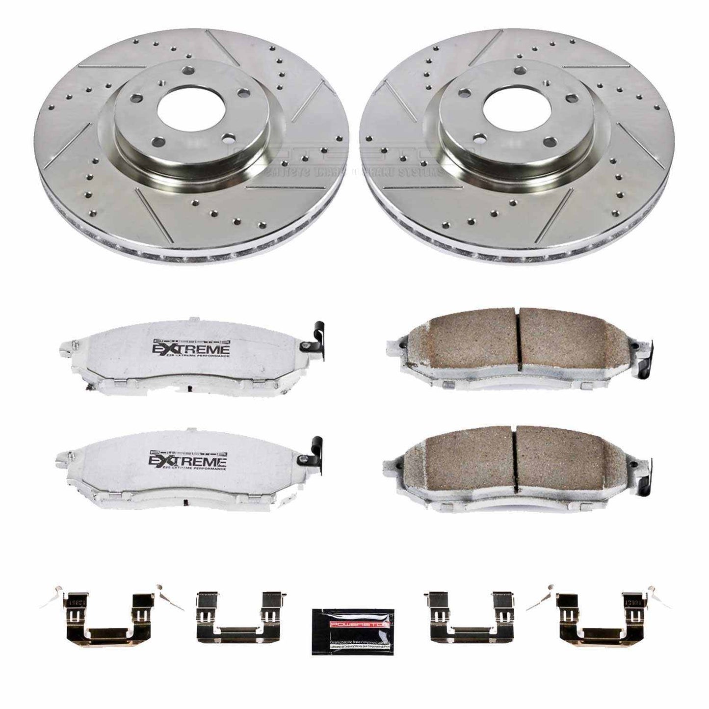 PowerStop Power Stop 08-12 Infiniti EX35 Front Z26 Street Warrior Brake Kit K112-26