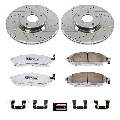 PowerStop Power Stop 08-12 Infiniti EX35 Front Z26 Street Warrior Brake Kit K112-26