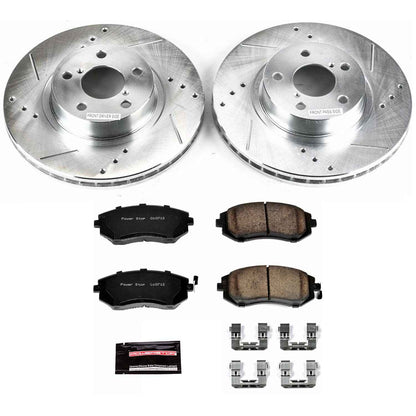 PowerStop Power Stop 05-06 Saab 9-2X Front Z23 Evolution Sport Brake Kit K1124