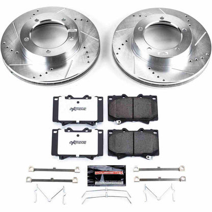 PowerStop Power Stop 98-07 Lexus LX470 Front Z36 Truck & Tow Brake Kit K1132-36