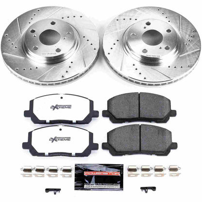 PowerStop Power Stop 01-07 Toyota Highlander Front Z36 Truck & Tow Brake Kit K1137-36