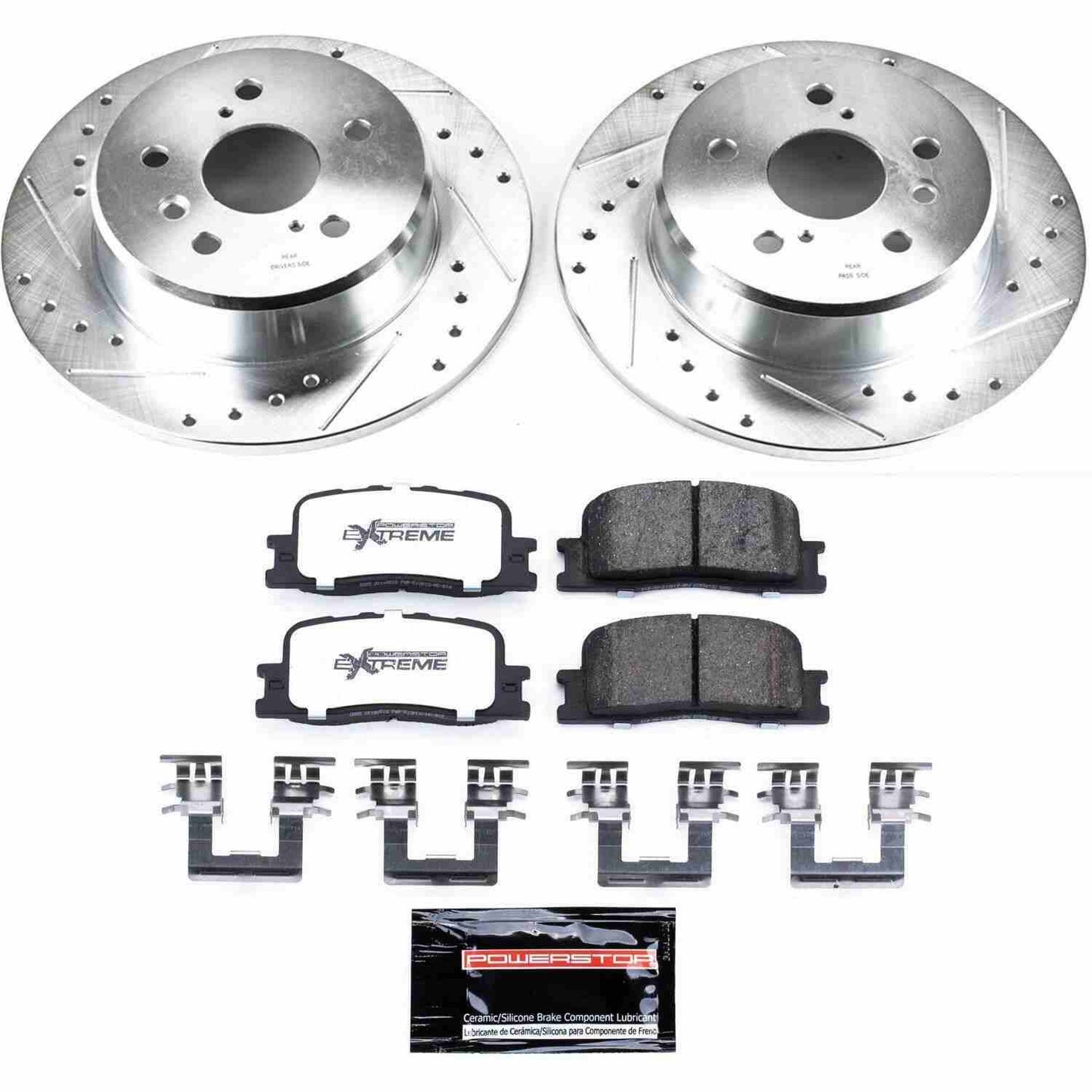 PowerStop Power Stop 01-03 Toyota Highlander Rear Z36 Truck & Tow Brake Kit K1148-36