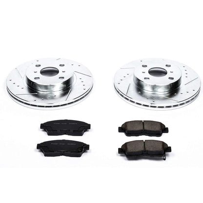 PowerStop Power Stop 93-97 Geo Prizm Front Z23 Evolution Sport Brake Kit K1151