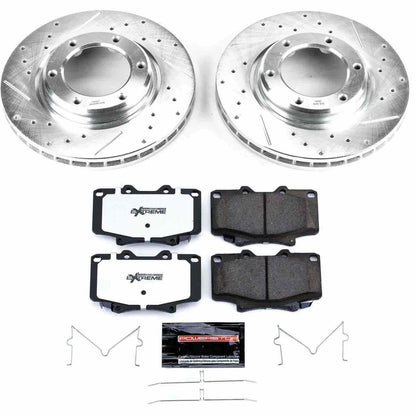 PowerStop Power Stop 96-97 Lexus LX450 Front Z36 Truck & Tow Brake Kit K1154-36