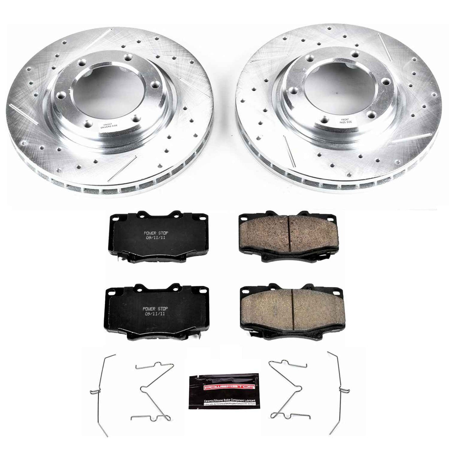 PowerStop Power Stop 96-97 Lexus LX450 Front Z23 Evolution Sport Brake Kit K1154