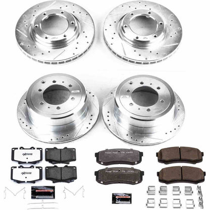 PowerStop Power Stop 96-97 Lexus LX450 Front & Rear Z36 Truck & Tow Brake Kit K1155-36