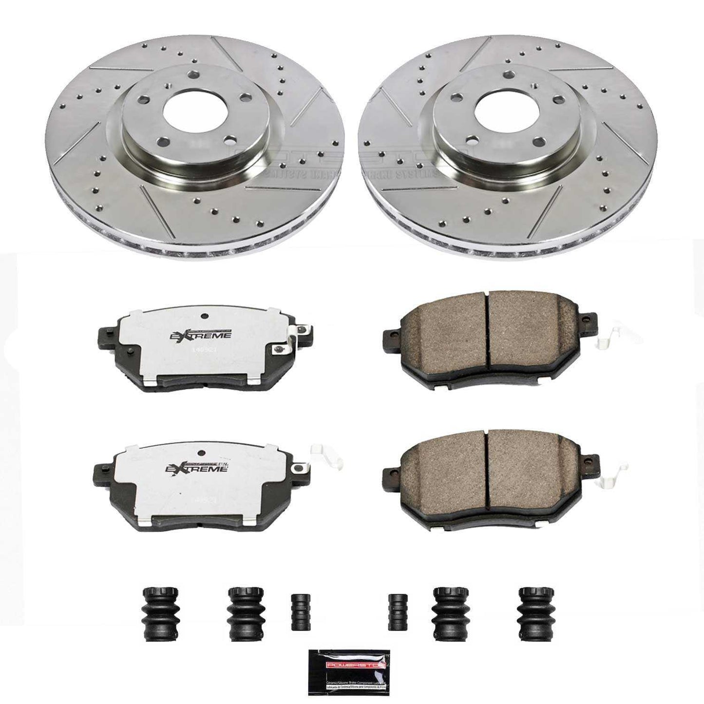 PowerStop Power Stop 07-08 Nissan Maxima Front Z26 Street Warrior Brake Kit K116-26