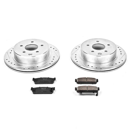PowerStop Power Stop 93-97 Infiniti J30 Rear Z23 Evolution Sport Brake Kit K1165