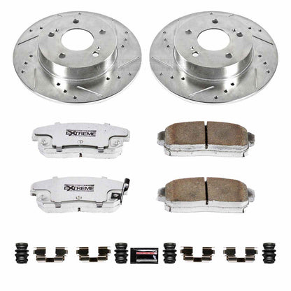 PowerStop Power Stop 2001 Infiniti I30 Rear Z26 Street Warrior Brake Kit K1169-26