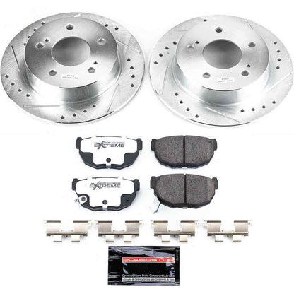 PowerStop Power Stop 94-98 Nissan 240SX Rear Z26 Street Warrior Brake Kit K1174-26