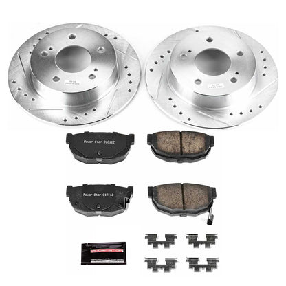PowerStop Power Stop 94-98 Nissan 240SX Rear Z23 Evolution Sport Brake Kit K1174