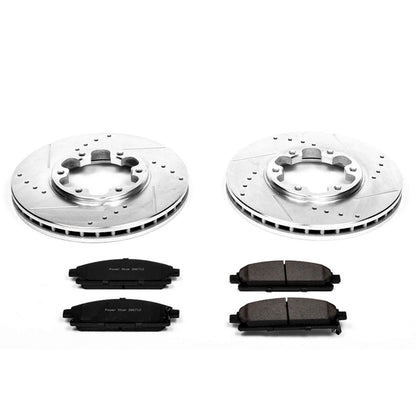 PowerStop Power Stop 96-98 Nissan Pathfinder Front Z23 Evolution Sport Brake Kit K1175