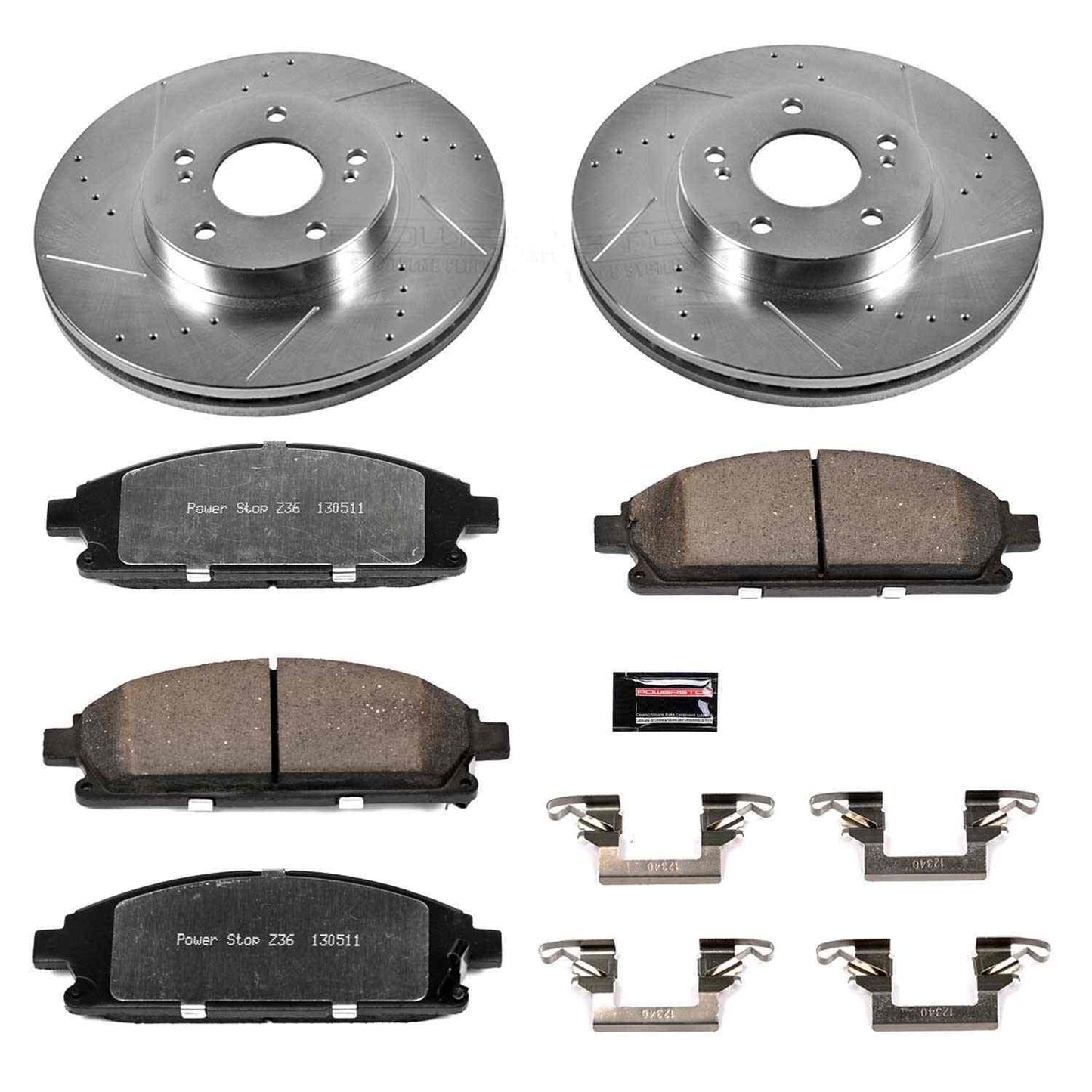 PowerStop Power Stop 97-01 Infiniti Q45 Front Z36 Truck & Tow Brake Kit K1179-36