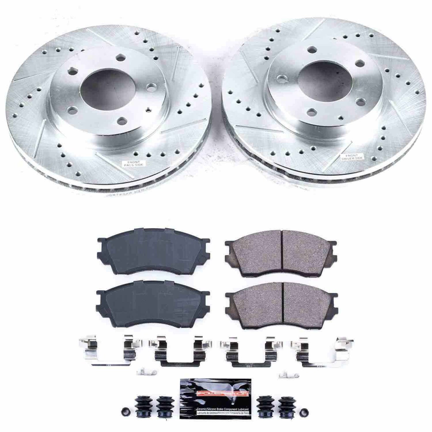 PowerStop Power Stop 95-00 Mazda Millenia Front Z23 Evolution Sport Brake Kit K1186