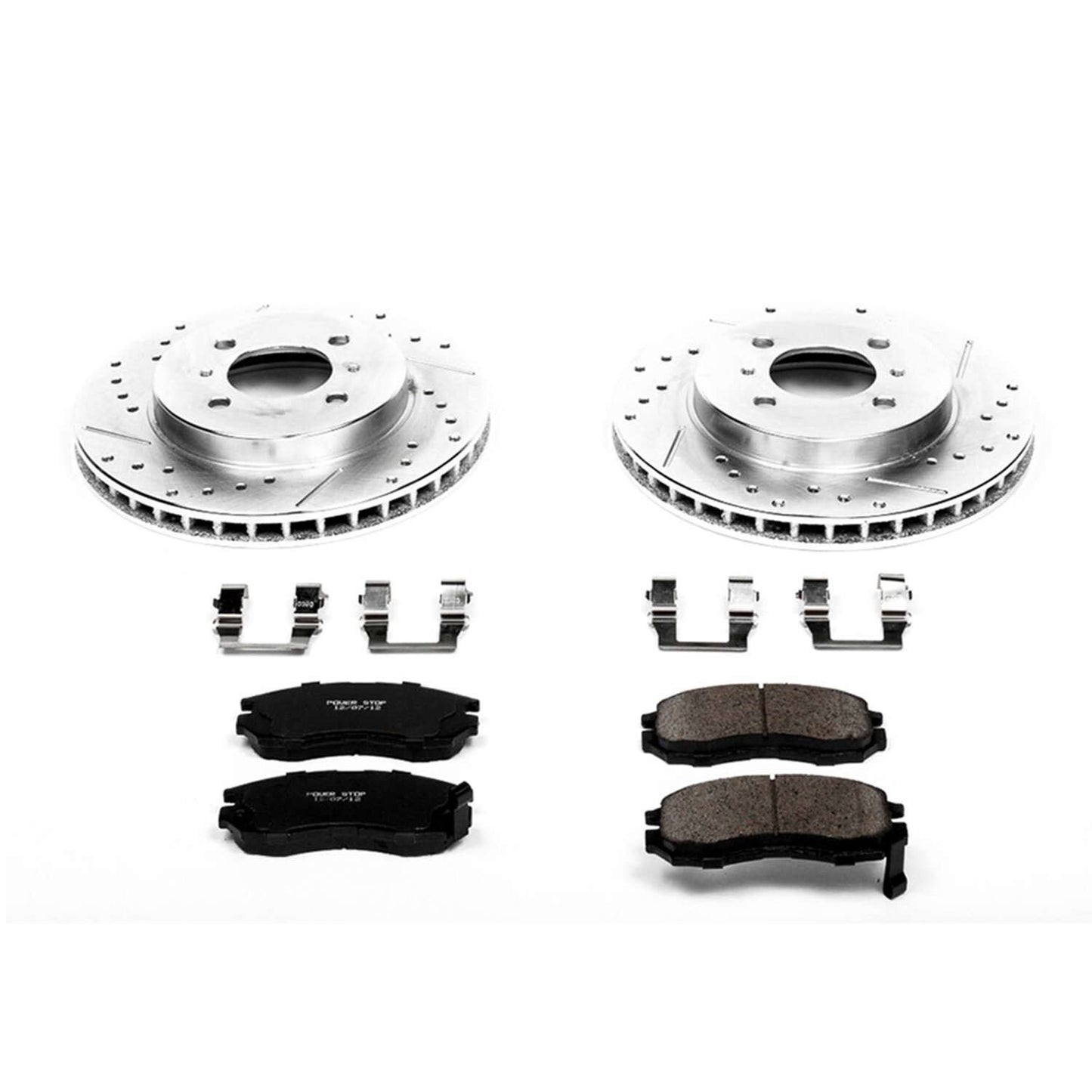 PowerStop Power Stop 98-02 Mitsubishi Mirage Front Z23 Evolution Sport Brake Kit K1214