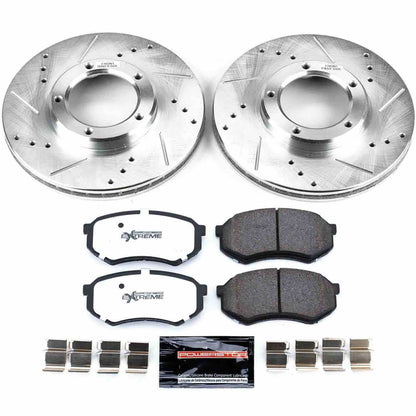 PowerStop Power Stop 95-04 Toyota Tacoma Front Z36 Truck & Tow Brake Kit K1232-36