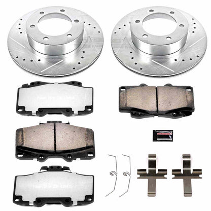 PowerStop Power Stop 95-02 Toyota 4Runner Front Z36 Truck & Tow Brake Kit K1236-36