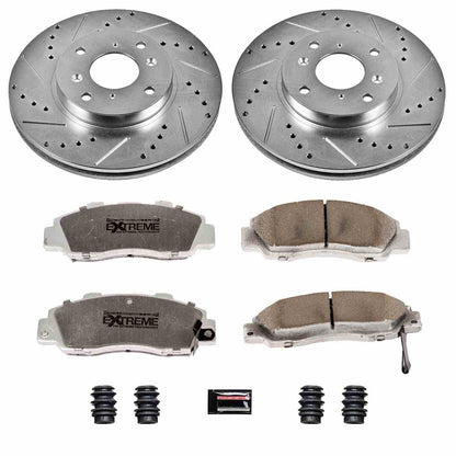PowerStop Power Stop 98-99 Acura CL Front Z26 Street Warrior Brake Kit K1237-26