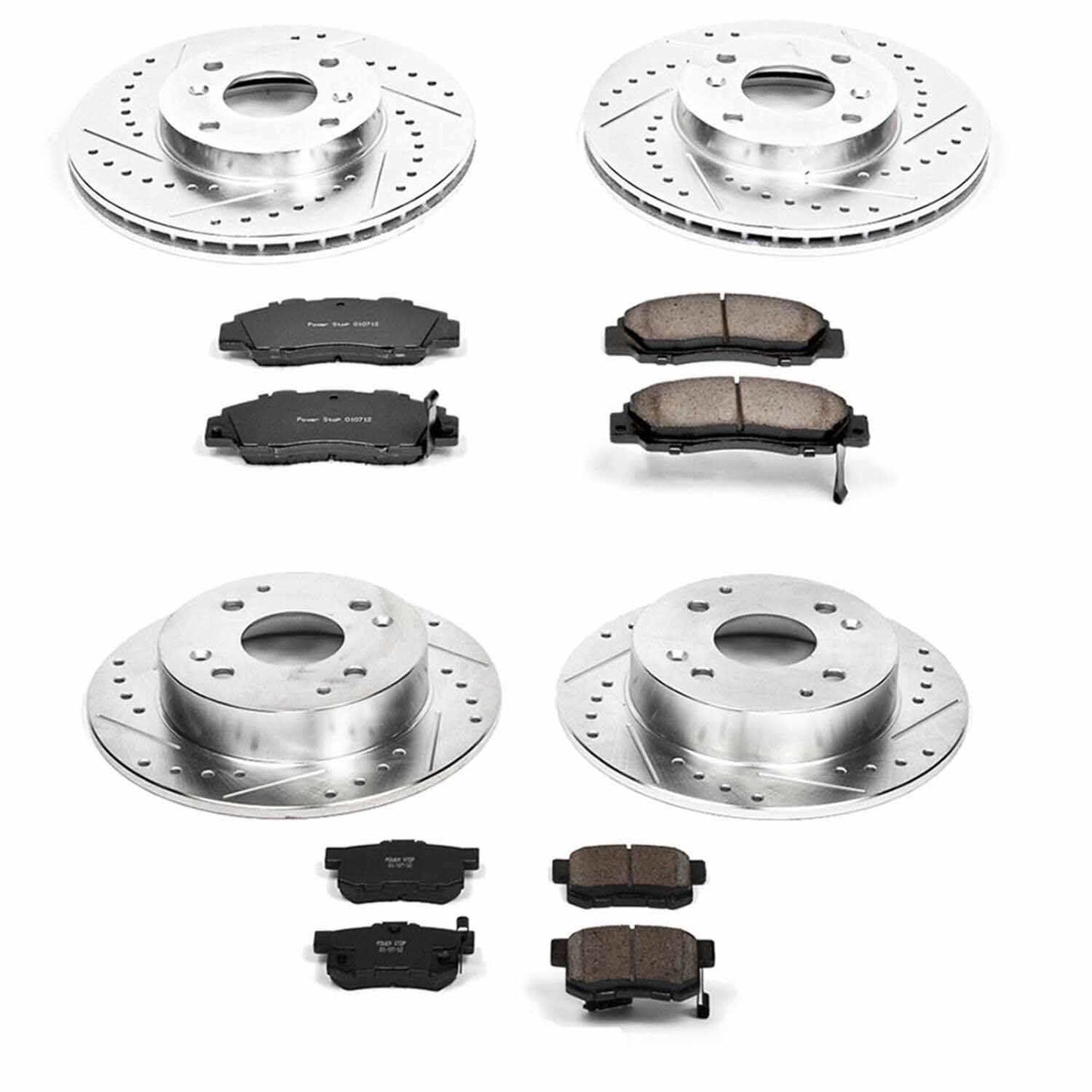 PowerStop Power Stop 98-99 Acura CL Front & Rear Z23 Evolution Sport Brake Kit K1238