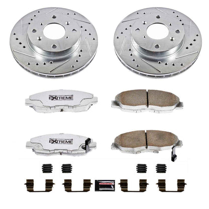 PowerStop Power Stop 98-99 Acura CL Front Z26 Street Warrior Brake Kit K1239-26