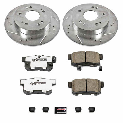 PowerStop Power Stop 13-15 Acura ILX Rear Z26 Street Warrior Brake Kit K1243-26