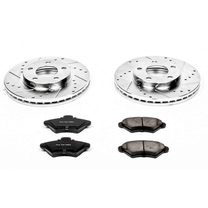 PowerStop Power Stop 94-98 Ford Mustang Front Z23 Evolution Sport Brake Kit K1299