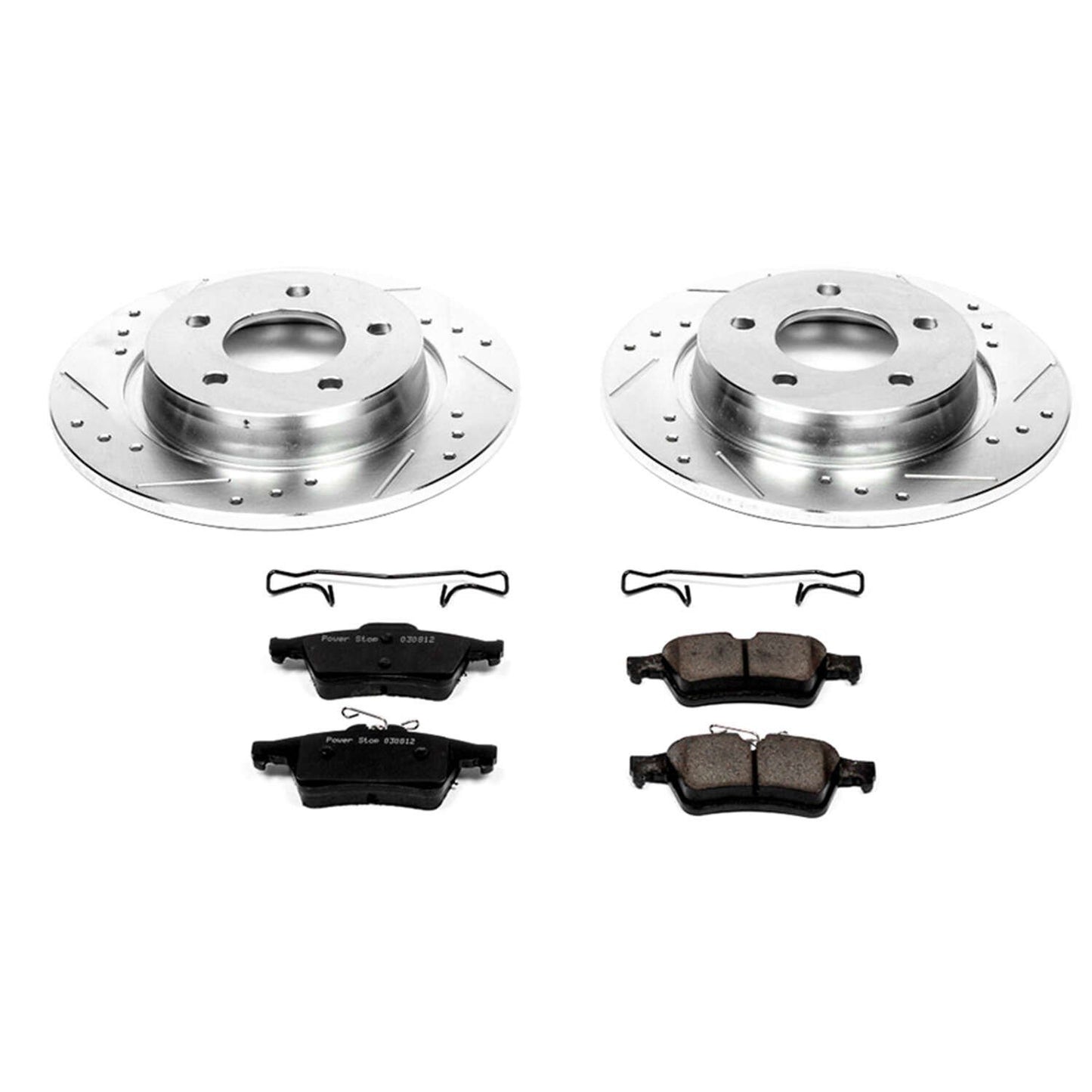 Power Stop 04-13 Mazda 3 Rear Z23 Evolution Sport Brake Kit K129