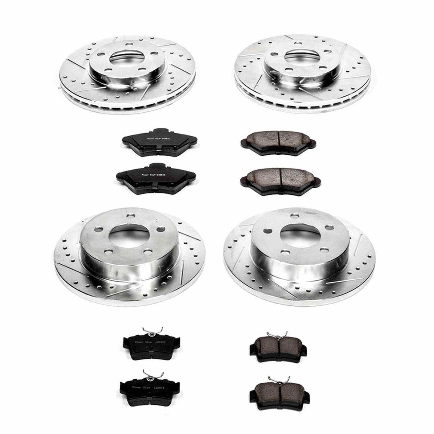 PowerStop Power Stop 94-98 Ford Mustang Front & Rear Z23 Evolution Sport Brake Kit K1300