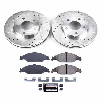 PowerStop Power Stop 99-04 Ford Mustang Front Z23 Evolution Sport Brake Kit K1301
