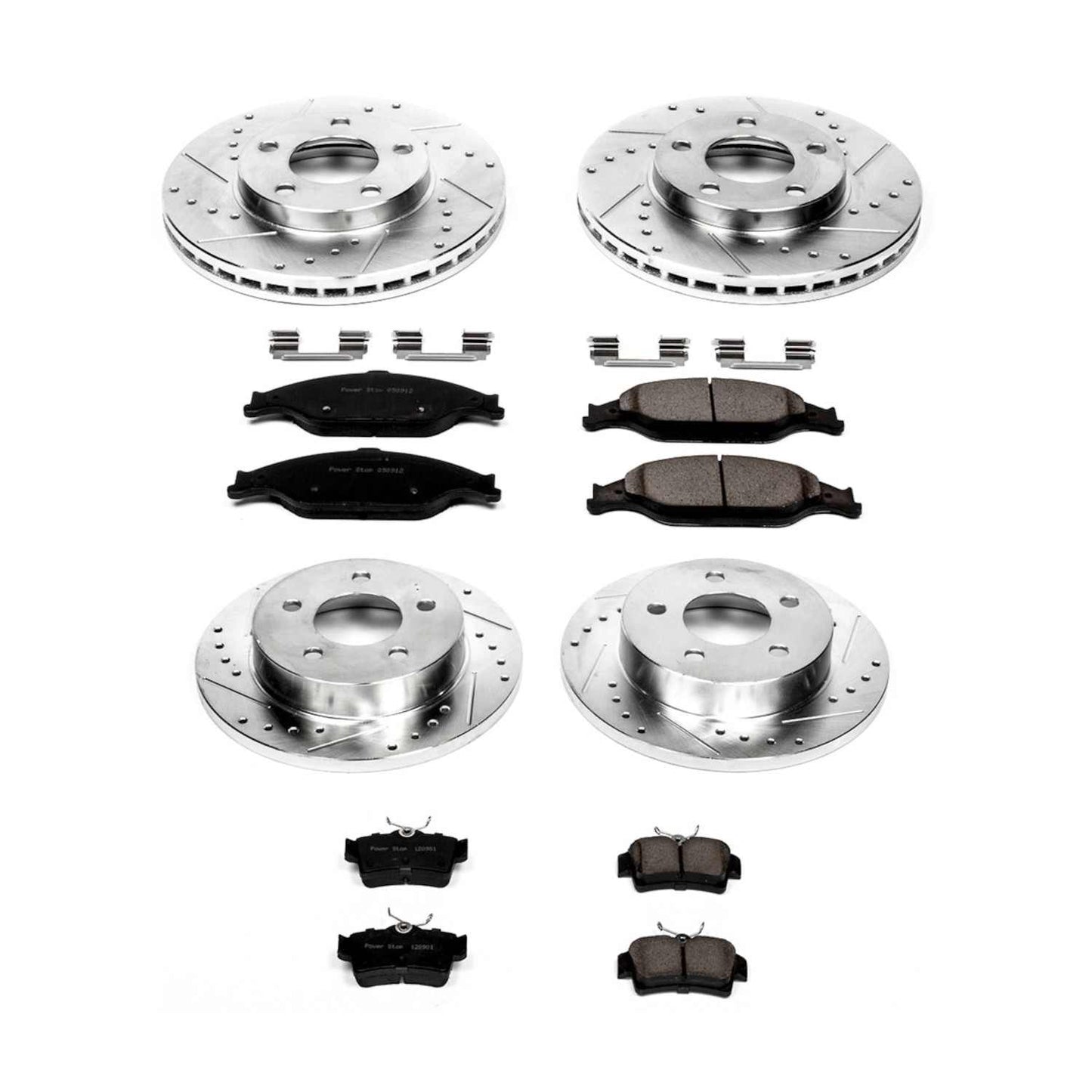 PowerStop Power Stop 99-04 Ford Mustang Front & Rear Z23 Evolution Sport Brake Kit K1302