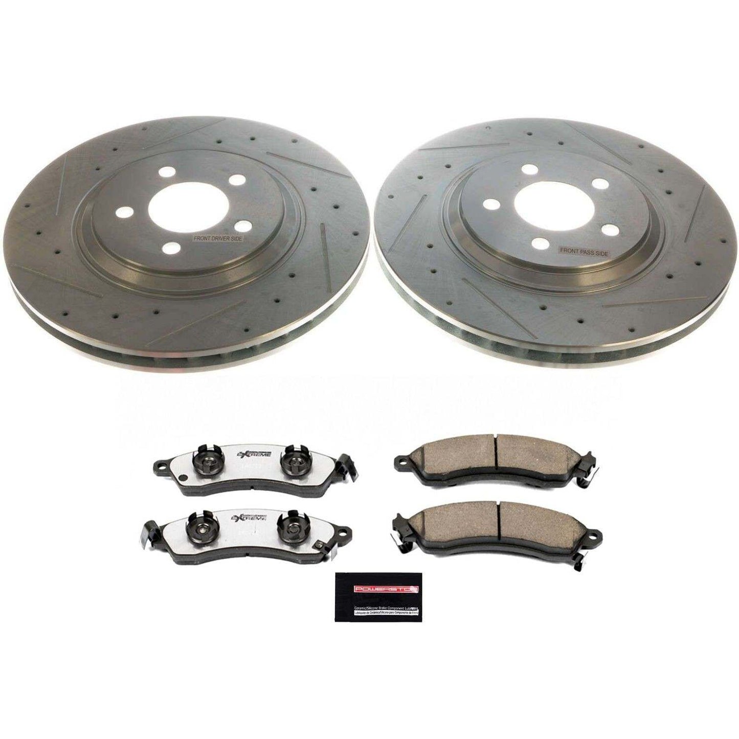 PowerStop Power Stop 94-99 Ford Mustang Front Z26 Street Warrior Brake Kit K1304-26