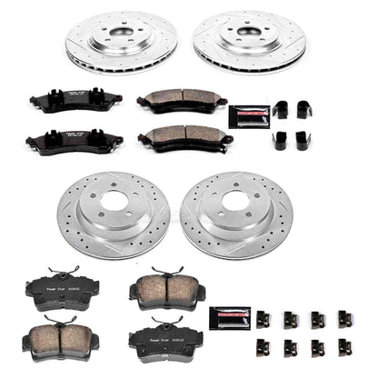 PowerStop Power Stop 94-99 Ford Mustang Front & Rear Z23 Evolution Sport Brake Kit K1305