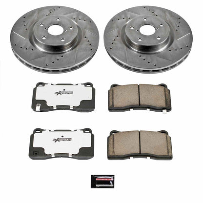 PowerStop Power Stop 05-14 Subaru Impreza Front Z26 Street Warrior Brake Kit K131-26