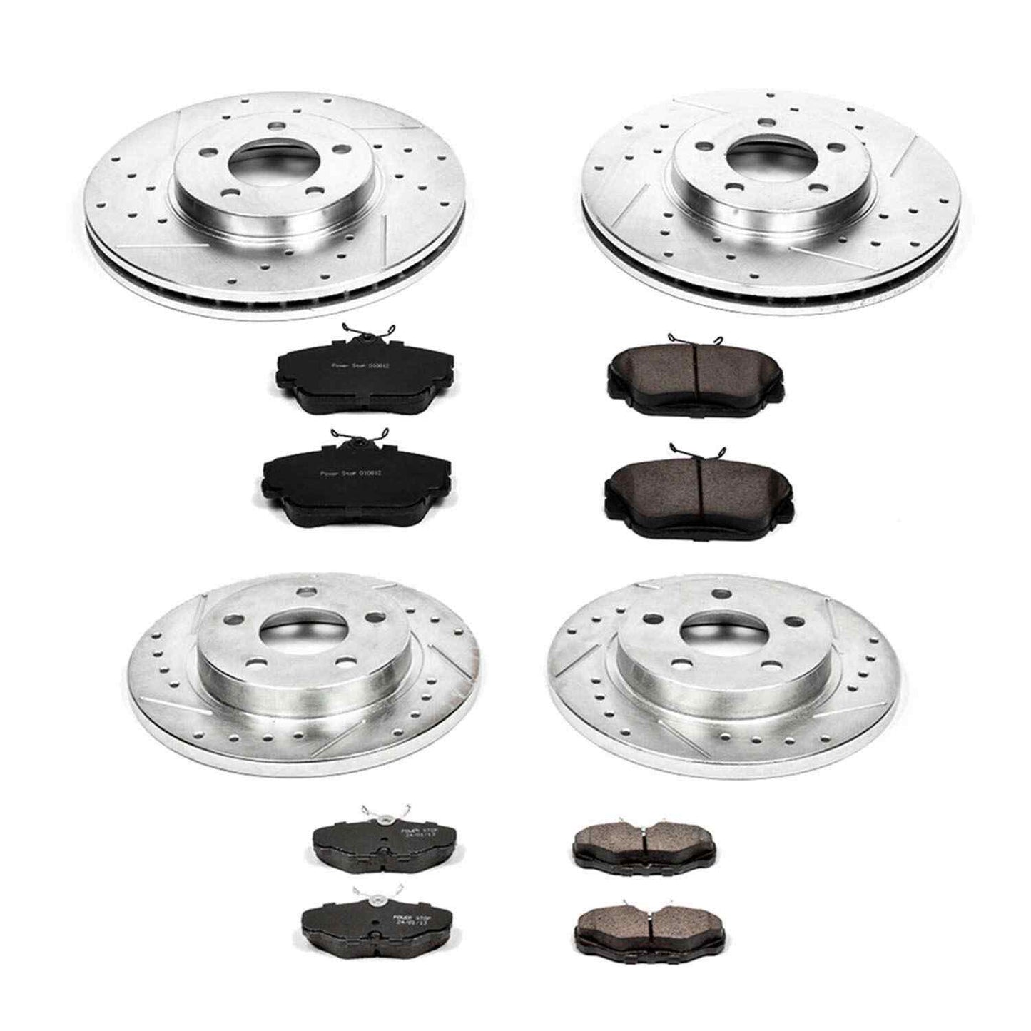PowerStop Power Stop 96-99 Ford Taurus Front & Rear Z23 Evolution Sport Brake Kit K1320