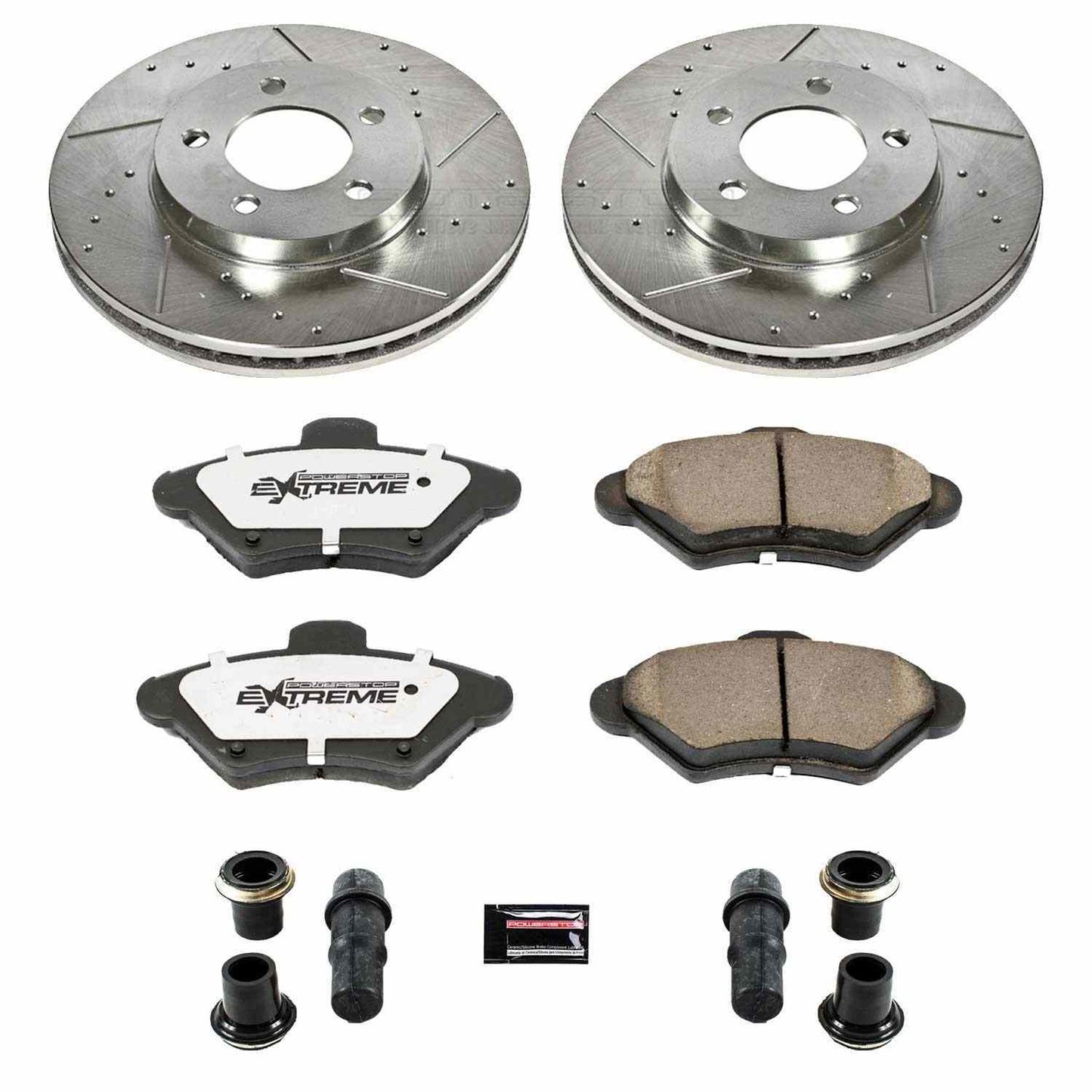 PowerStop Power Stop 93-97 Ford Thunderbird Front Z26 Street Warrior Brake Kit K1325-26