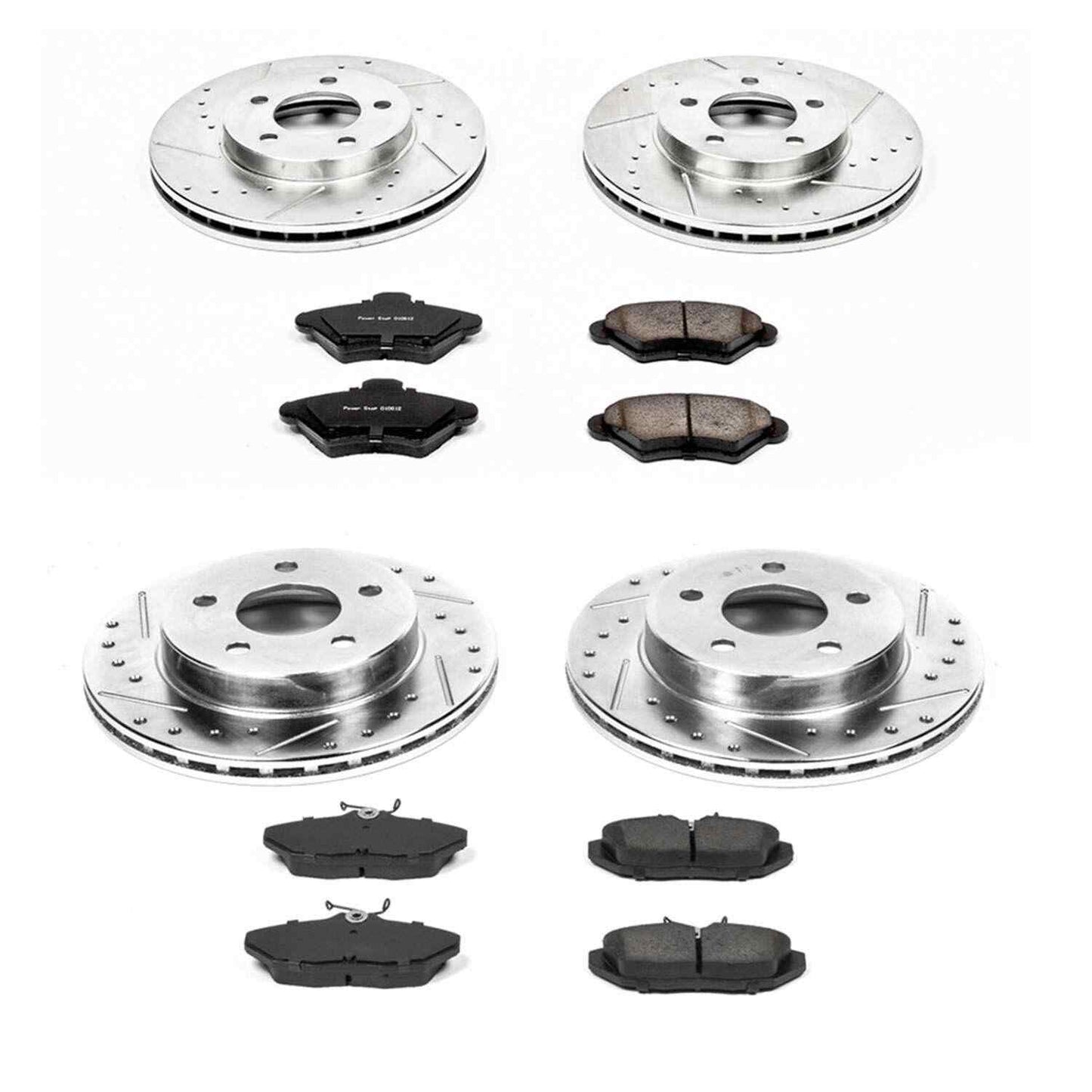 PowerStop Power Stop 93-97 Ford Thunderbird Front & Rear Z23 Evolution Sport Brake Kit K1326