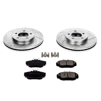 PowerStop Power Stop 94-00 Ford Taurus Front Z23 Evolution Sport Brake Kit K1327