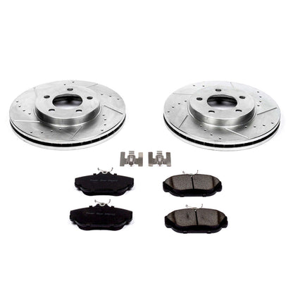 PowerStop Power Stop 94-00 Ford Taurus Front Z23 Evolution Sport Brake Kit K1327