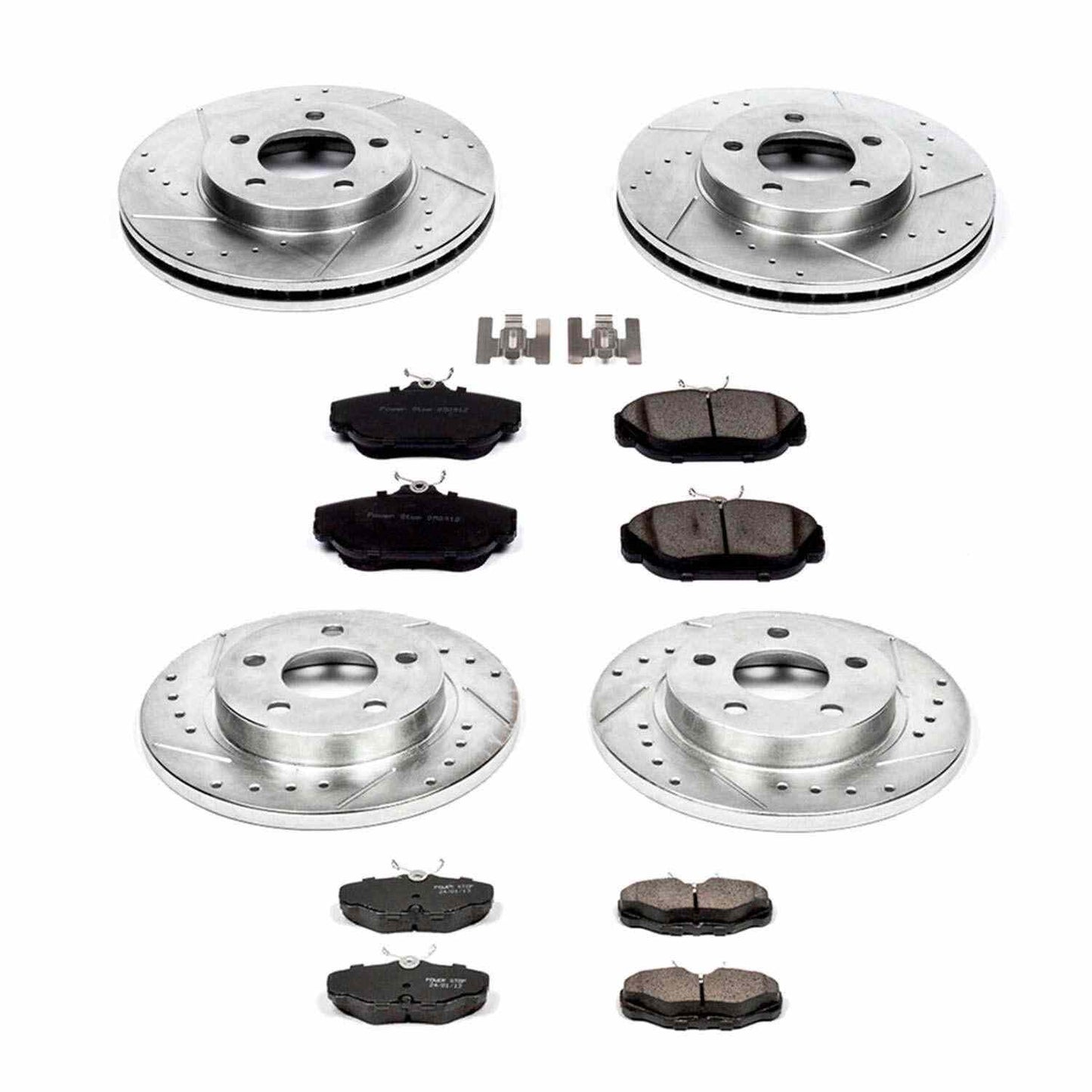 PowerStop Power Stop 94-00 Ford Taurus Front & Rear Z23 Evolution Sport Brake Kit K1328