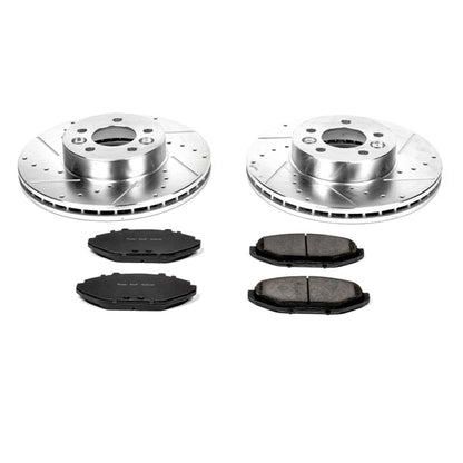 PowerStop Power Stop 98-02 Ford Crown Victoria Front Z23 Evolution Sport Brake Kit K1335