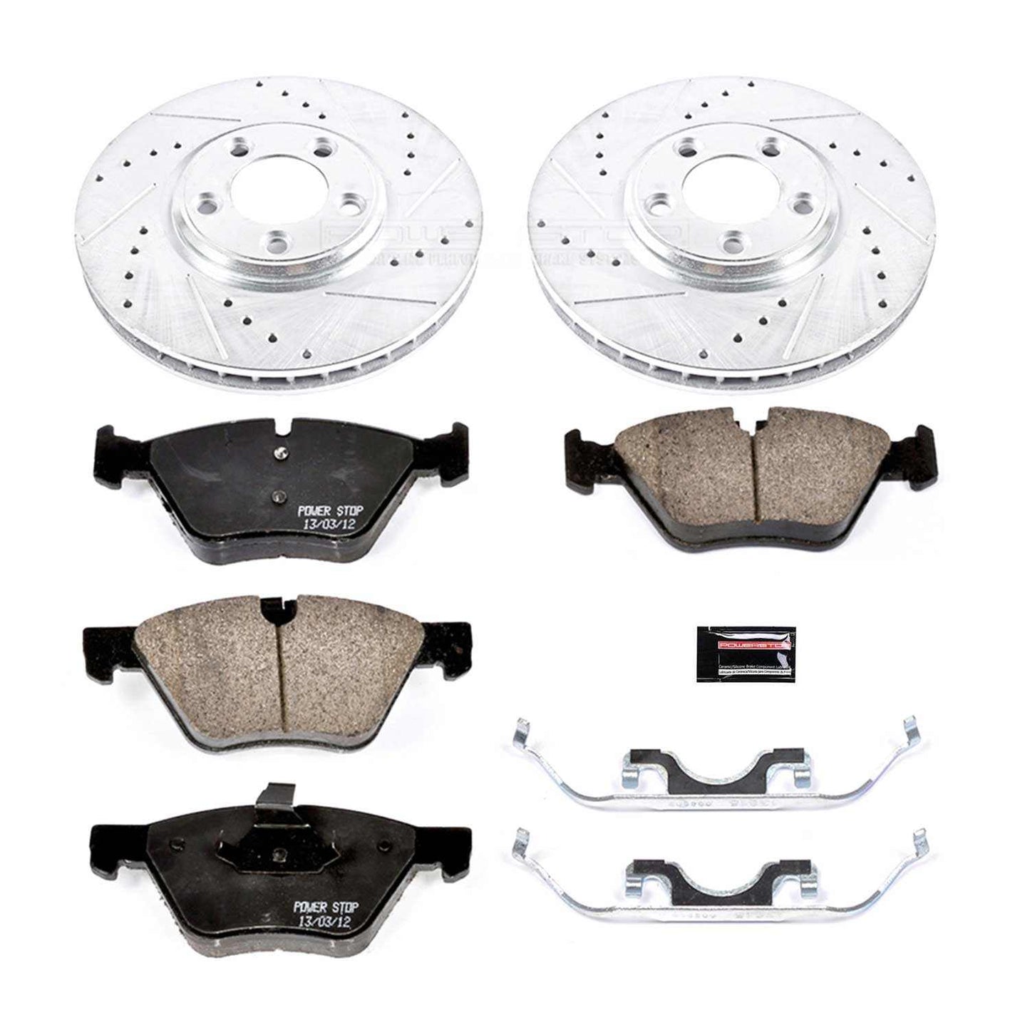 PowerStop Power Stop 2005 Jaguar S-Type Front Z23 Evolution Sport Brake Kit K1349