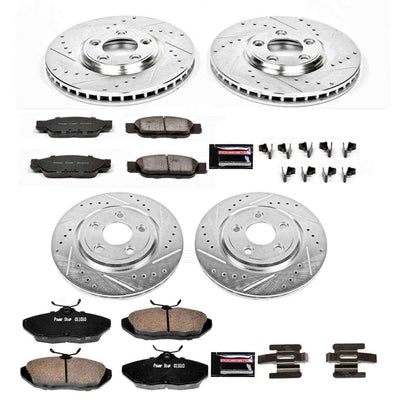 PowerStop Power Stop 02-05 Ford Thunderbird Front & Rear Z23 Evolution Sport Brake Kit K1352