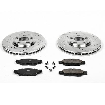 PowerStop Power Stop 03-04 Jaguar S-Type Front Z23 Evolution Sport Brake Kit K1353