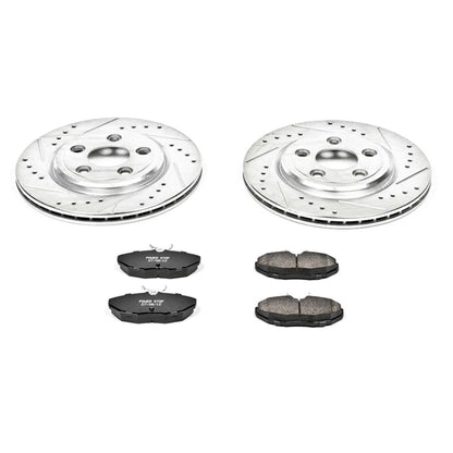 PowerStop Power Stop 2005 Jaguar Vanden Plas Rear Z23 Evolution Sport Brake Kit K1361