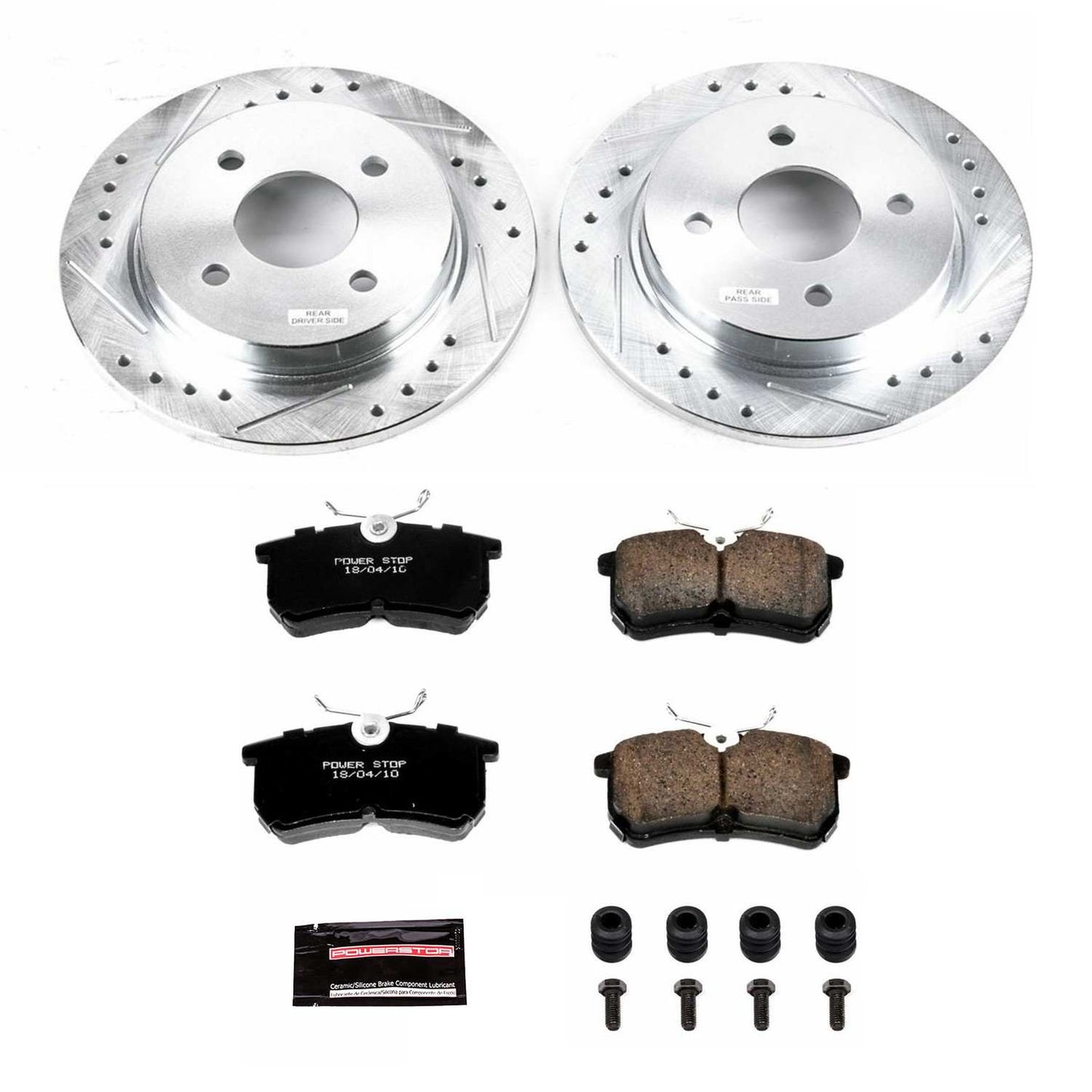 PowerStop Power Stop 14-19 Ford Fiesta Rear Z23 Evolution Sport Brake Kit K1363