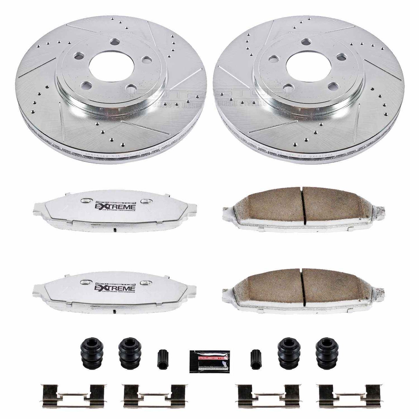 PowerStop Power Stop 03-11 Ford Crown Victoria Front Z26 Street Warrior Brake Kit K1364-26