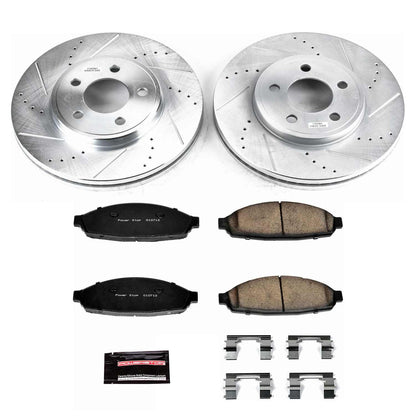 PowerStop Power Stop 03-11 Ford Crown Victoria Front Z23 Evolution Sport Brake Kit K1364