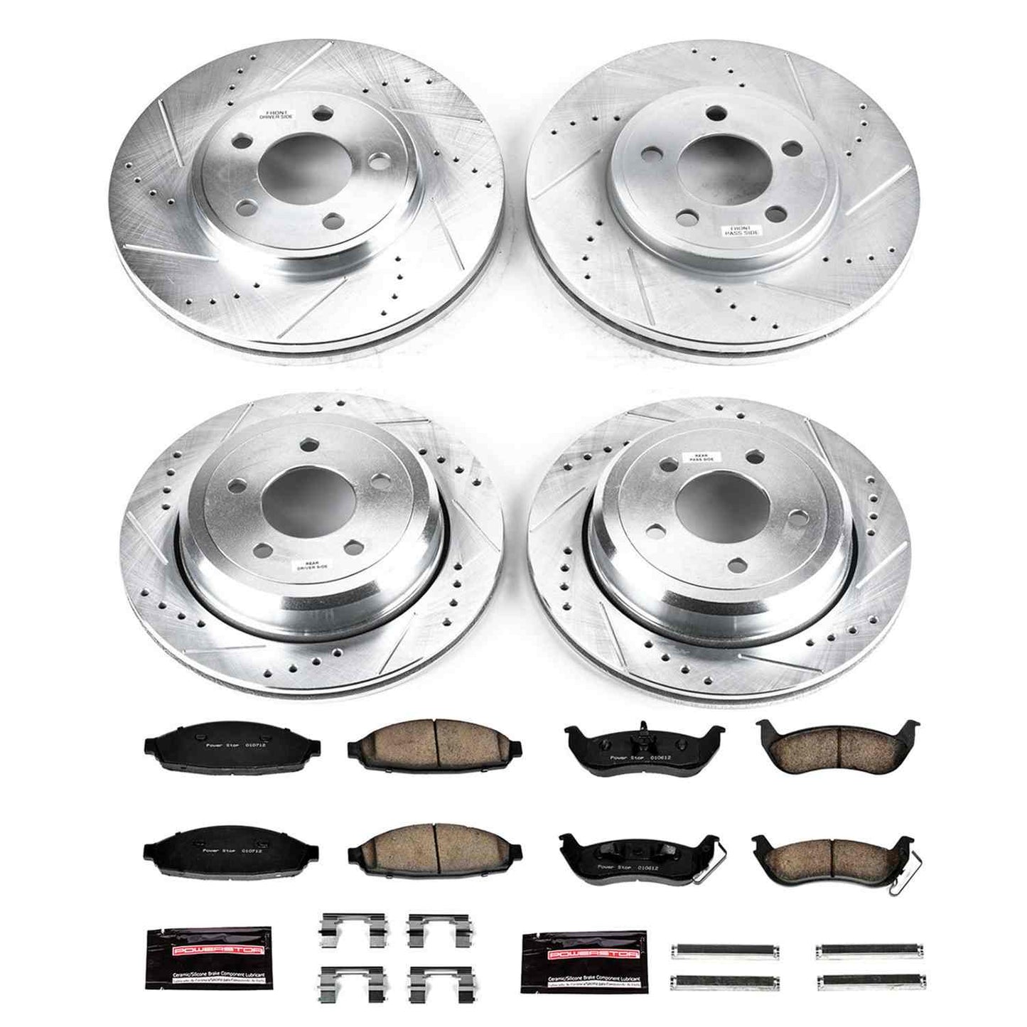 PowerStop Power Stop 03-11 Ford Crown Victoria Front & Rear Z23 Evolution Sport Brake Kit K1365