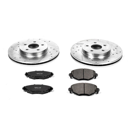 PowerStop Power Stop 02-08 Jaguar X-Type Front Z23 Evolution Sport Brake Kit K1373